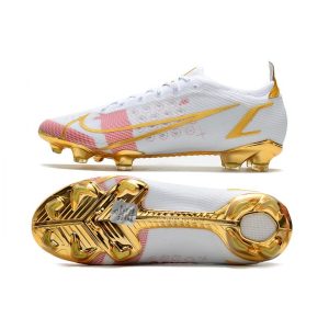 Kopačky Pánské Nike Mercurial Vapor XIV Elite FG – bílé růžové zlato